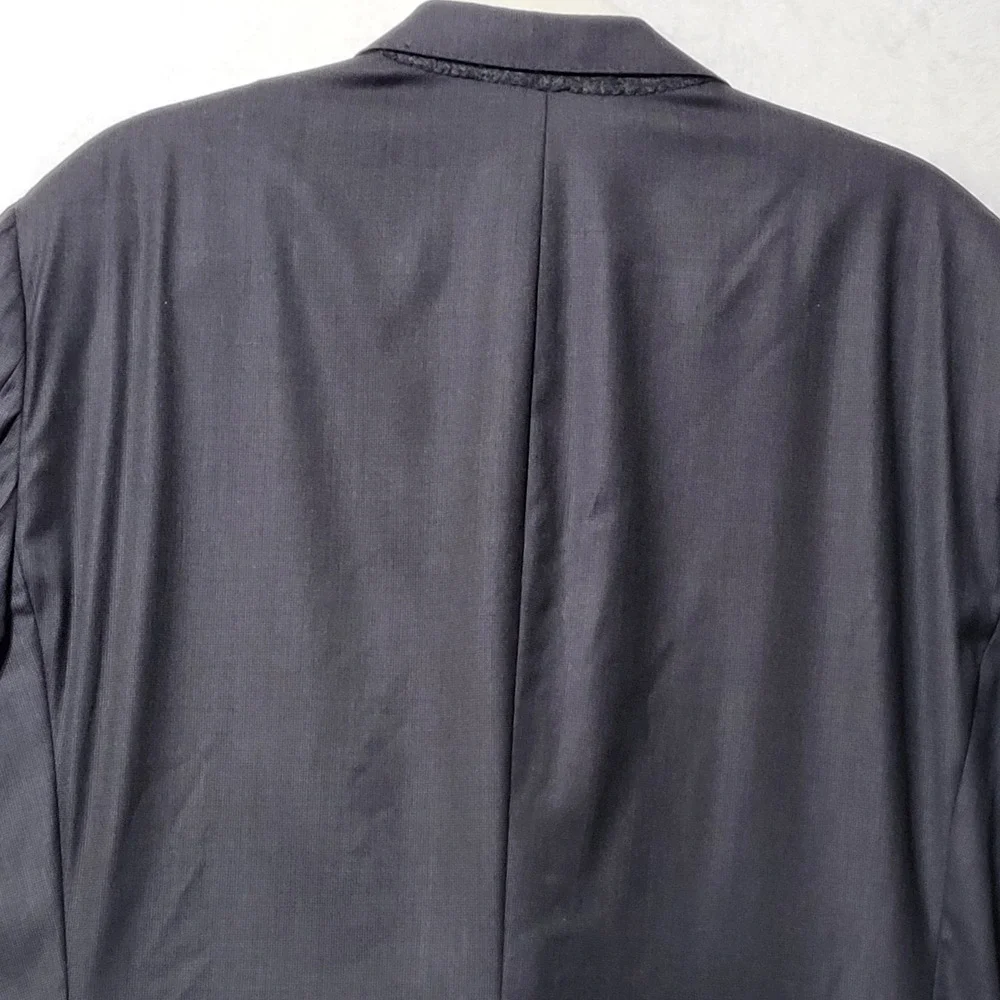Hickey Freeman‎ Blazer Loro Piana Wool Sport Coat Blazer Two Button Gray 42 Long